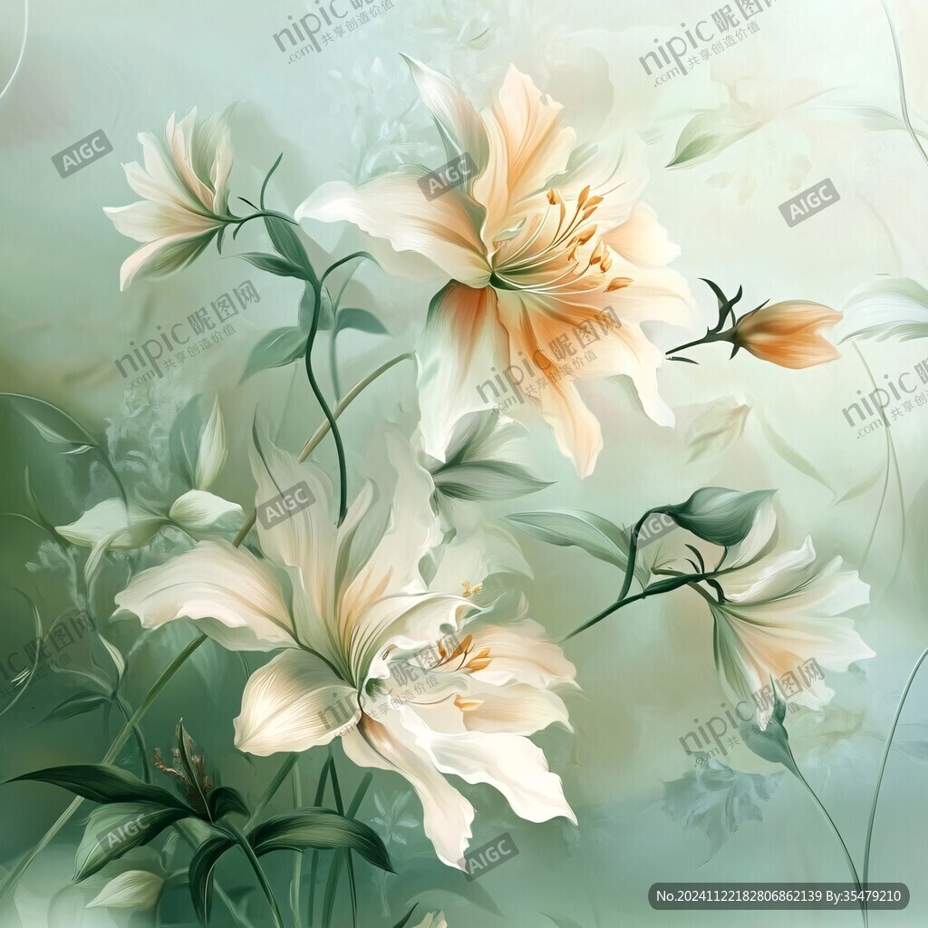 3d花卉墻紙