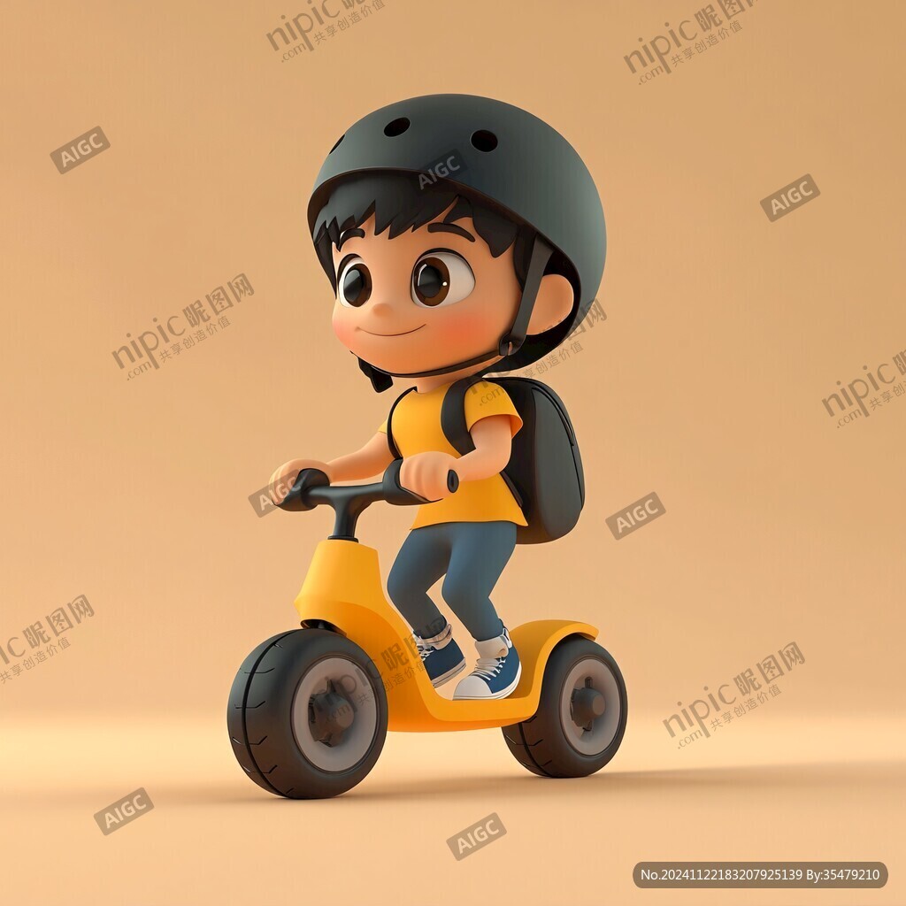 送外賣小男孩