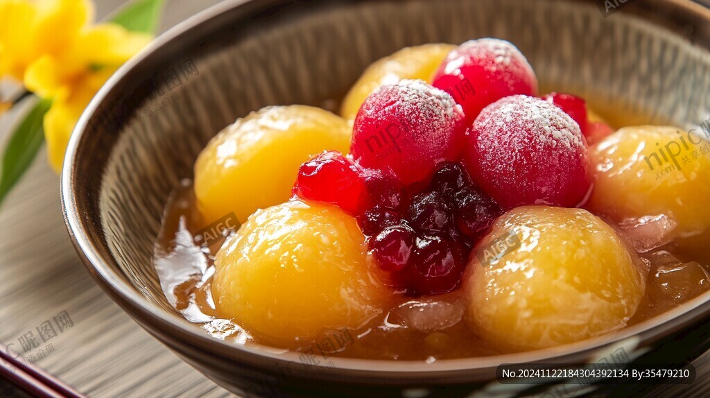 鮮果蜜燜湯圓
