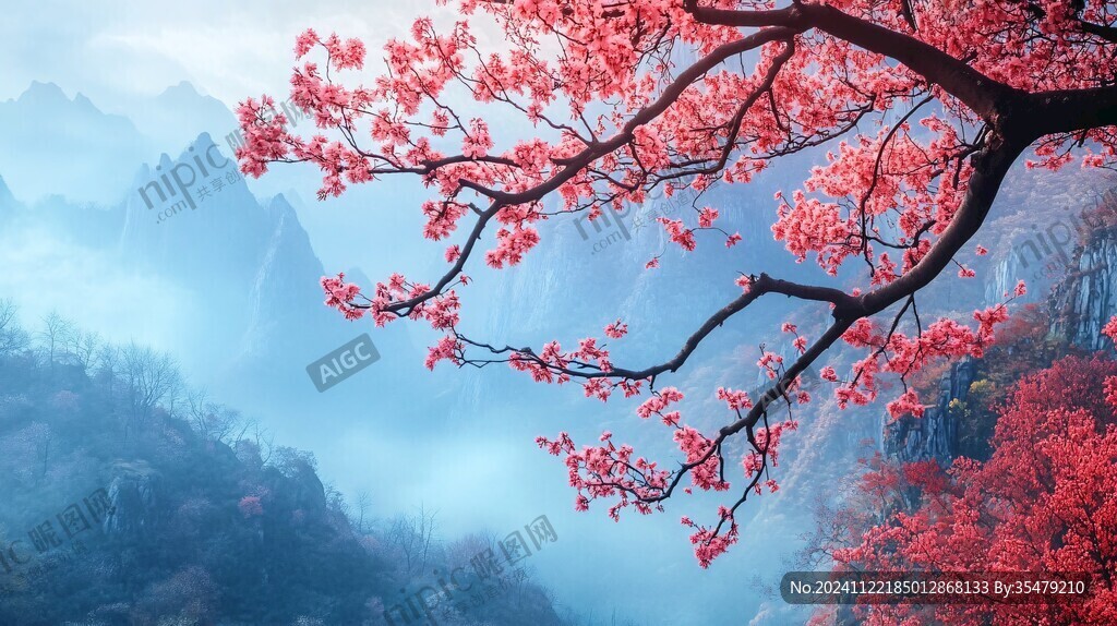 漫山紅透