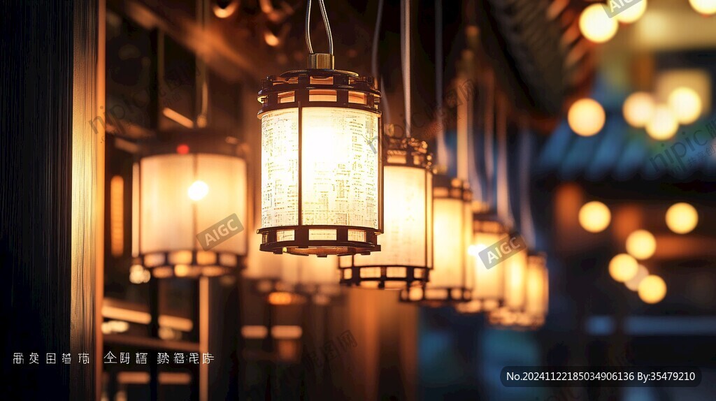 中式燈場景