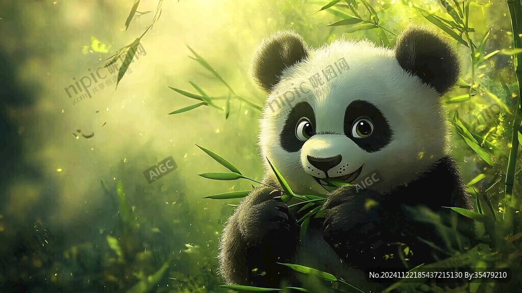 卡通熊貓壁紙