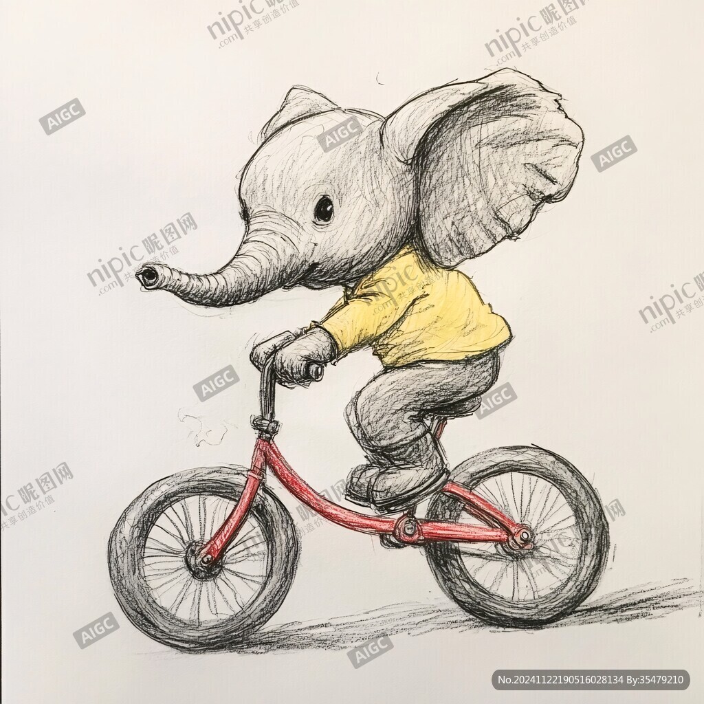 騎單車的小動物