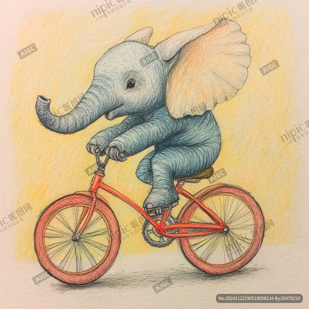 騎單車的小動物