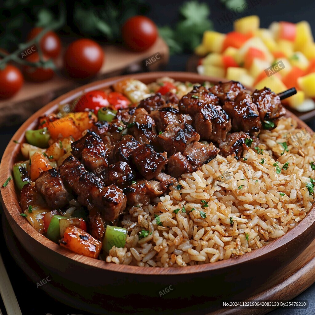 阿拉伯烤肉飯