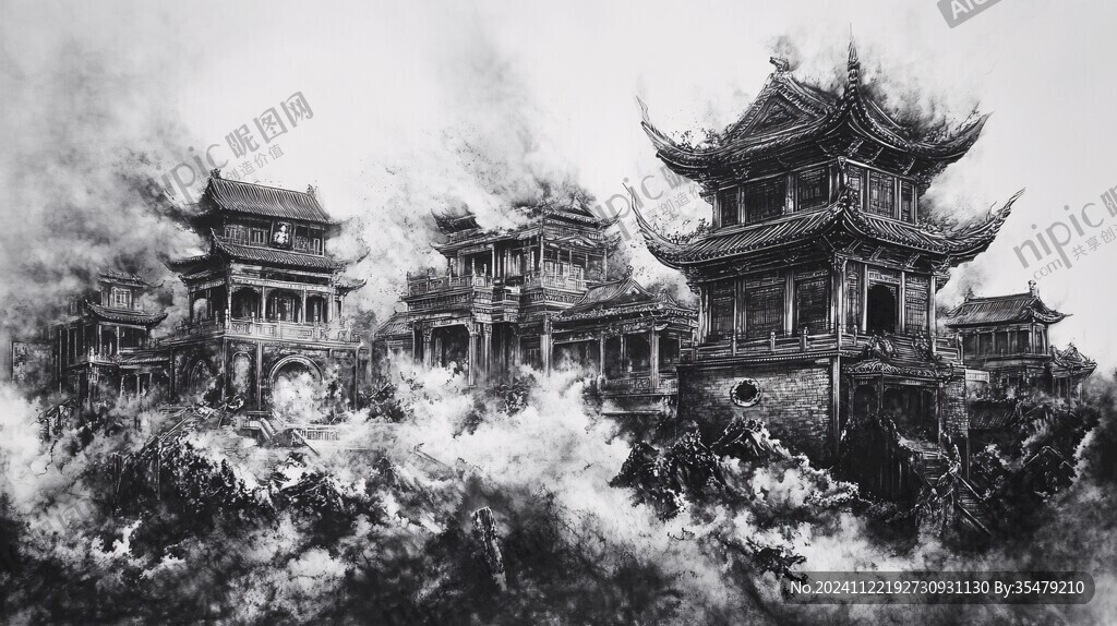 天尊閣素描