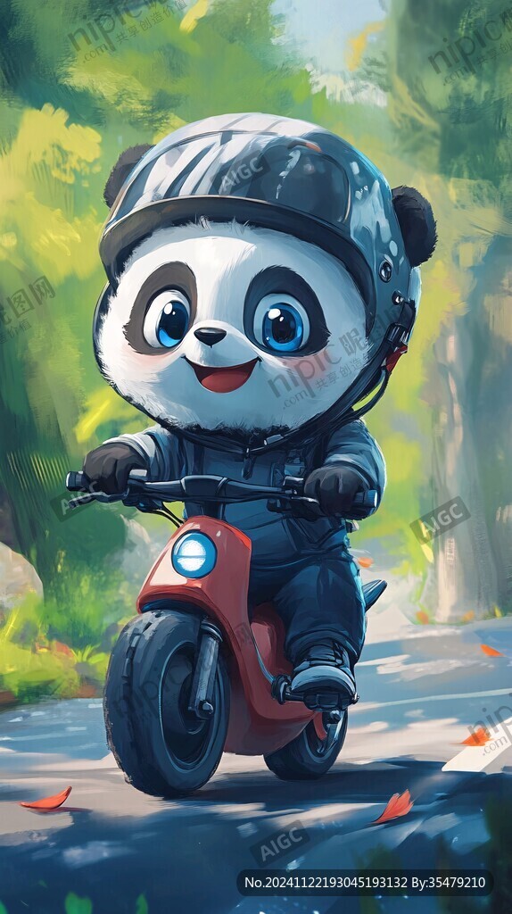 摩托車熊貓