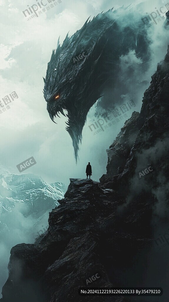巨大鯤鵬形象