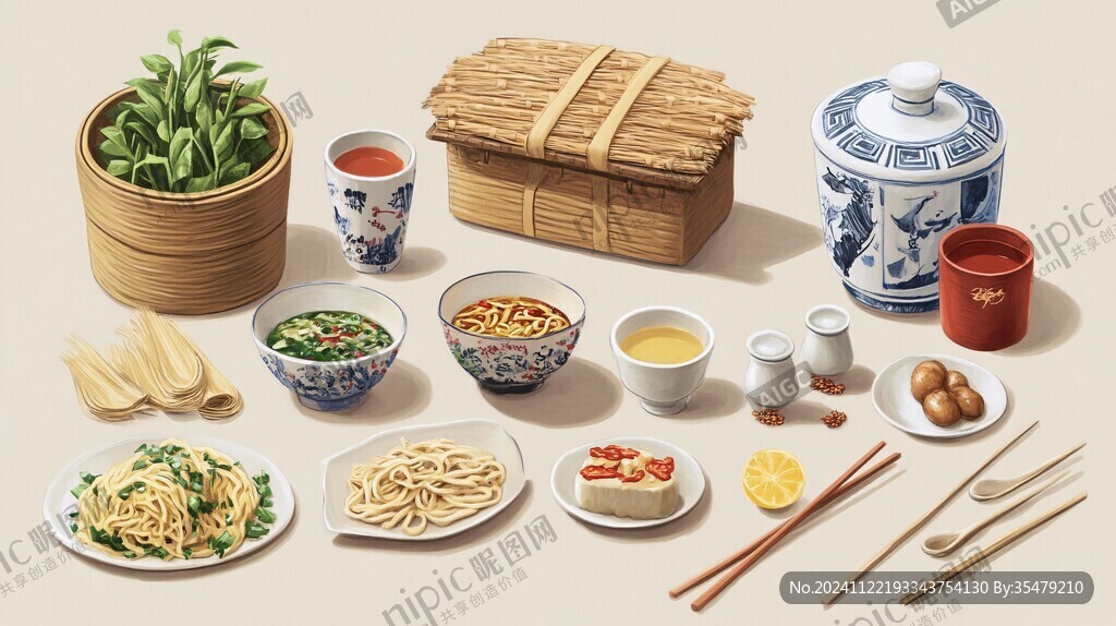 點心面插畫