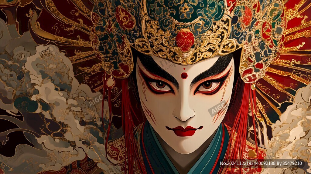 插畫武旦