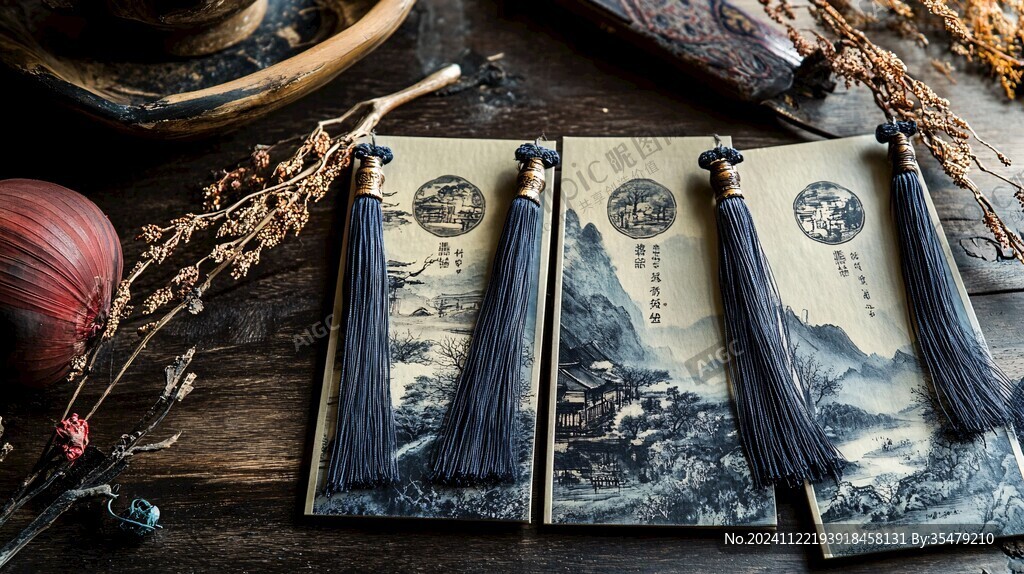 新中式書簽