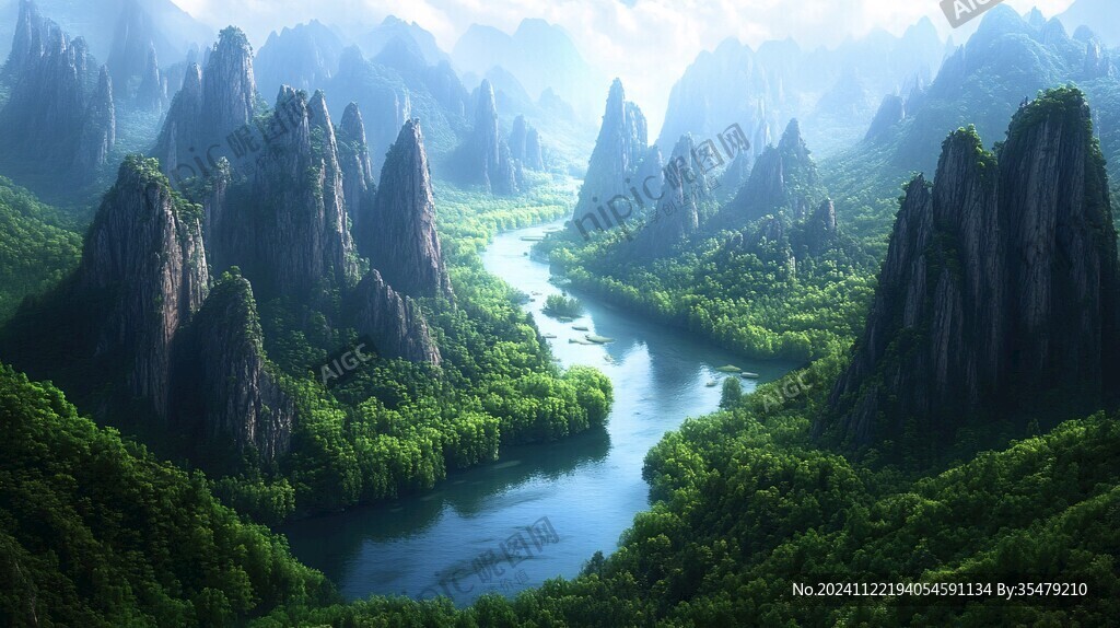 高清寬幅山水風光