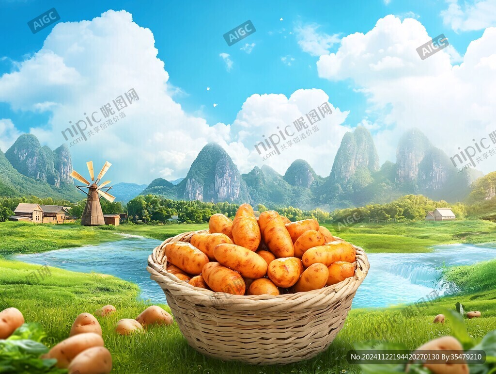 高山小土豆插畫
