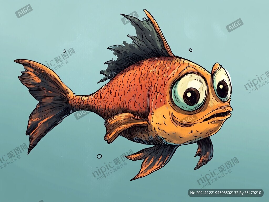 咕嚕魚插畫