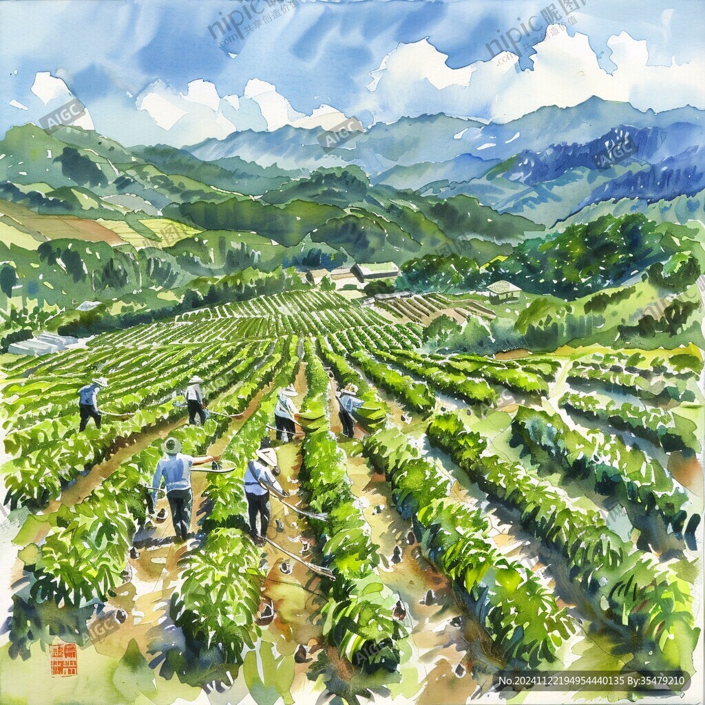 插畫桑葚園