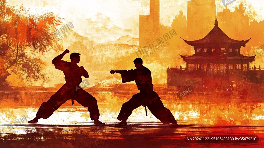 武術(shù)插畫(huà)