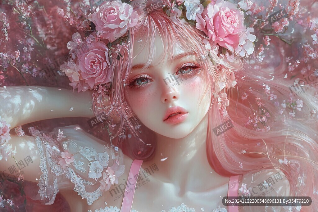 粉色頭發(fā)少女