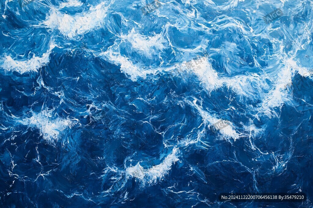 海洋流體畫