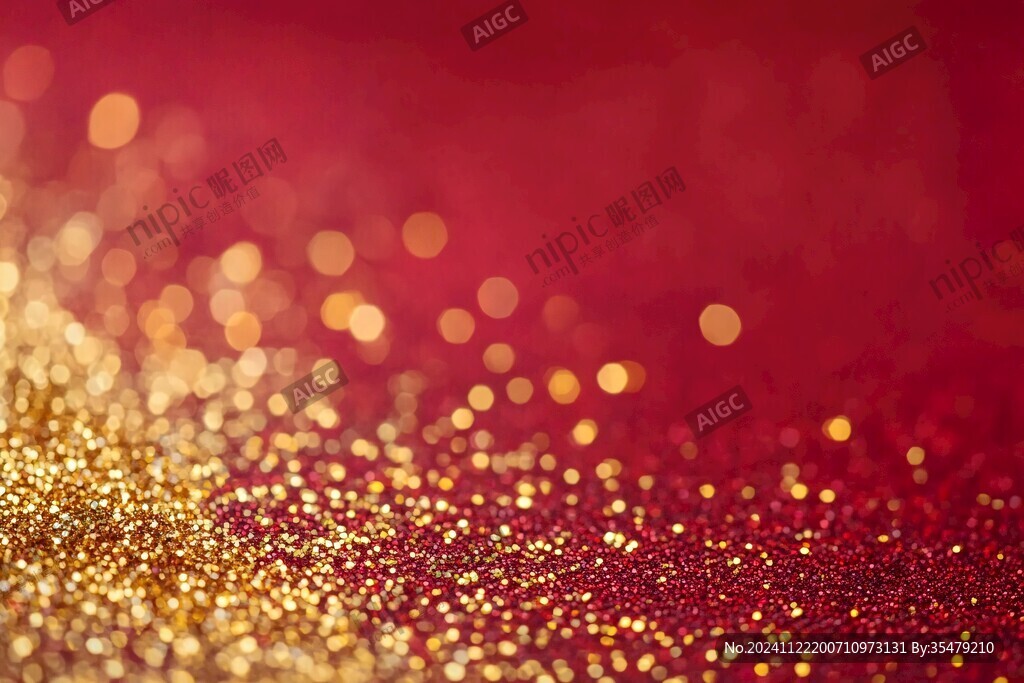 紅色灑金背景