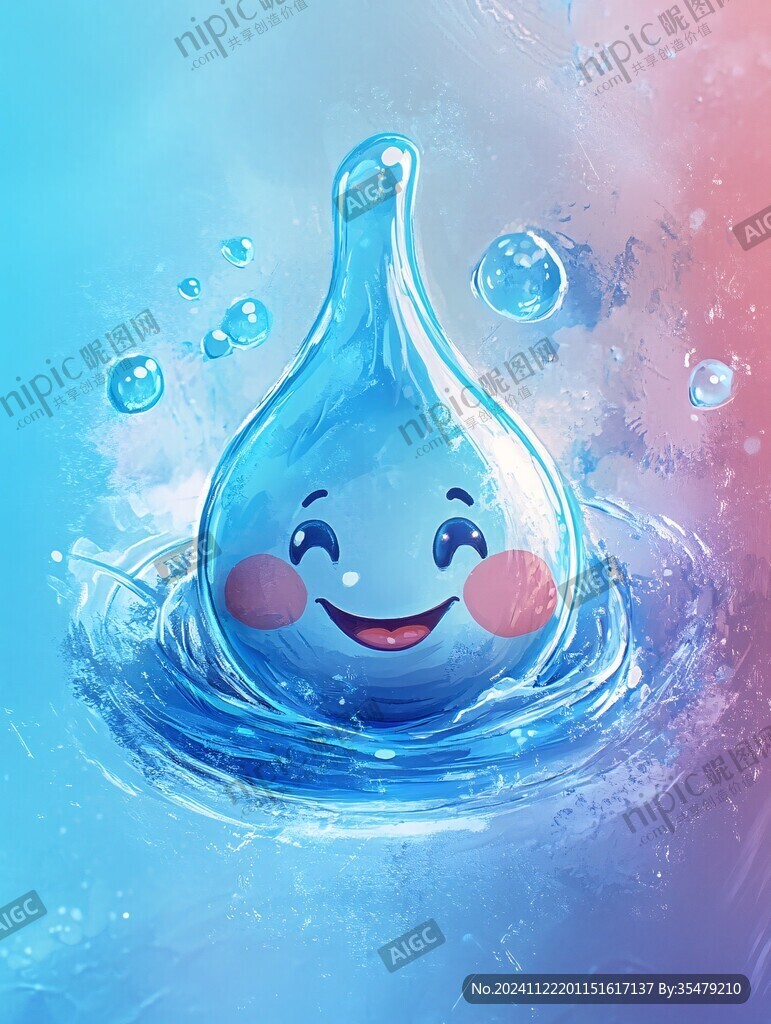 原創(chuàng)卡通水滴形象