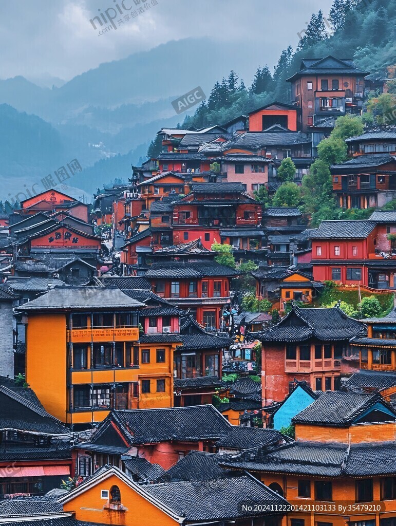 千戶苗寨網(wǎng)紅打卡地