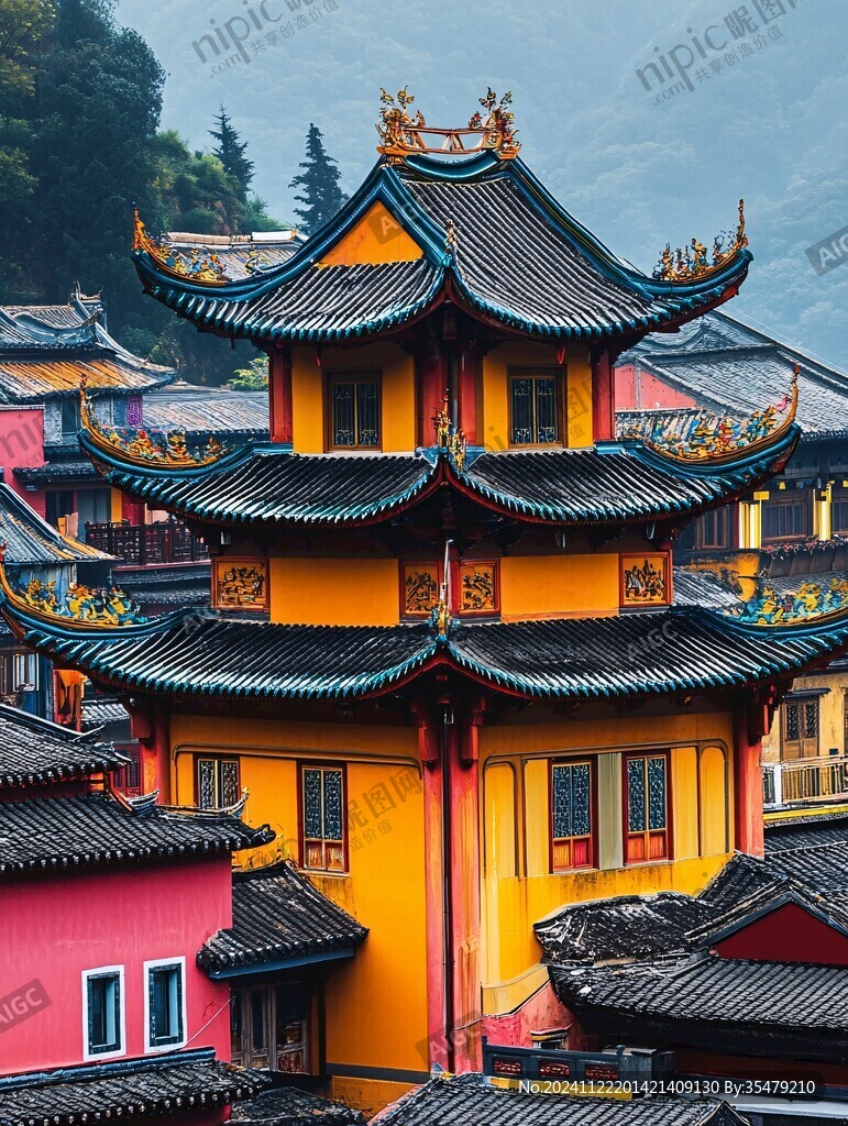 寺廟樓閣