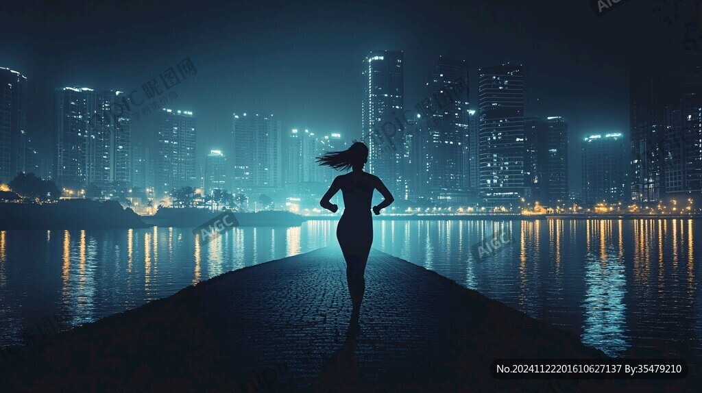 舞蹈城市都市夜景風(fēng)景