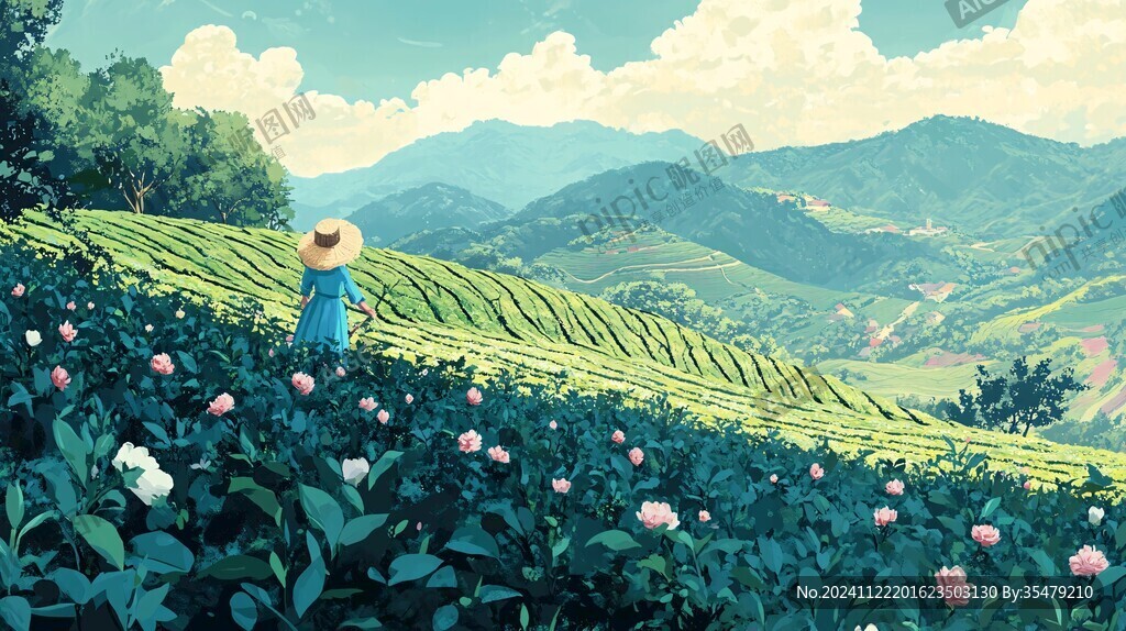 采茶人原創(chuàng)插畫