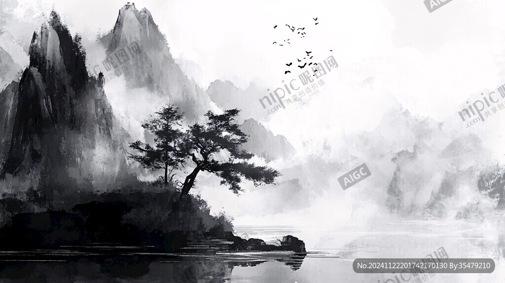 高清古風山水
