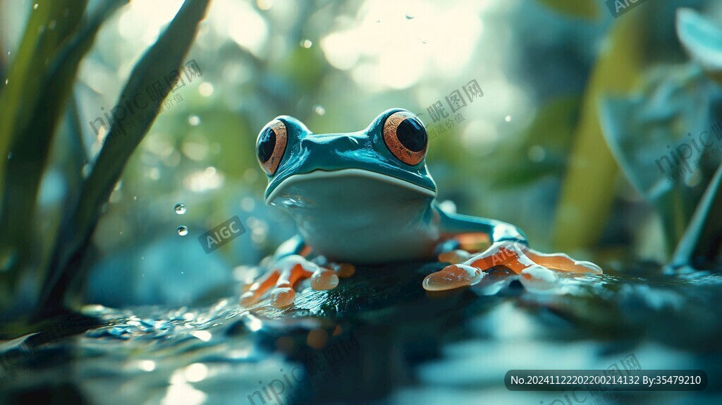 小米跳水美蛙