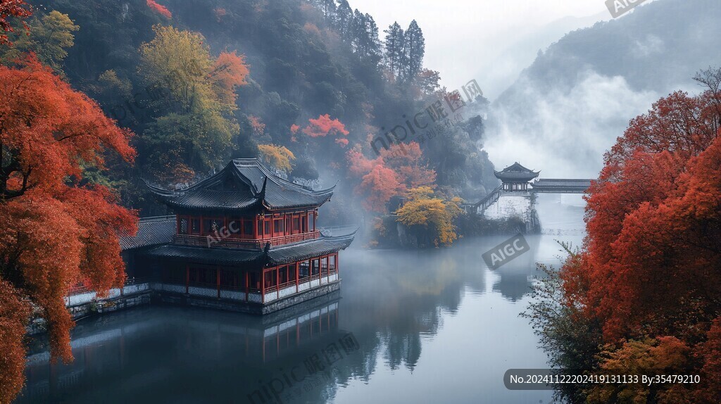 仙湖楓情