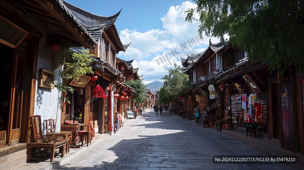 束河古鎮(zhèn)街景