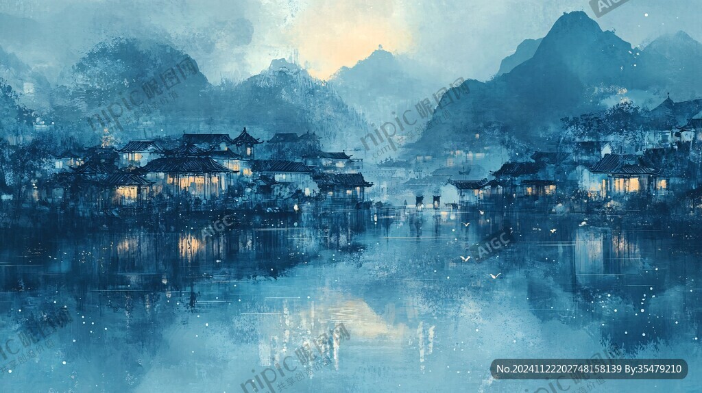 古風(fēng)夜景