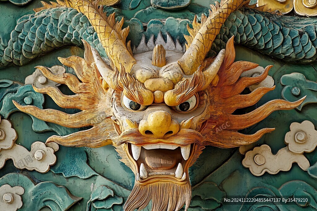 高清浮雕龍