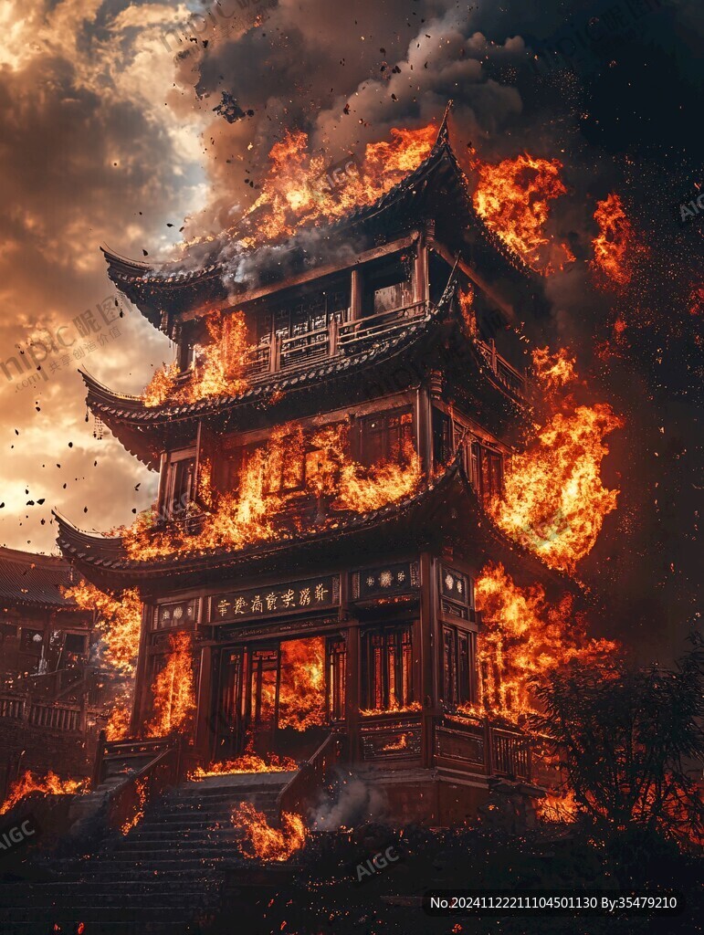 火燒望海樓