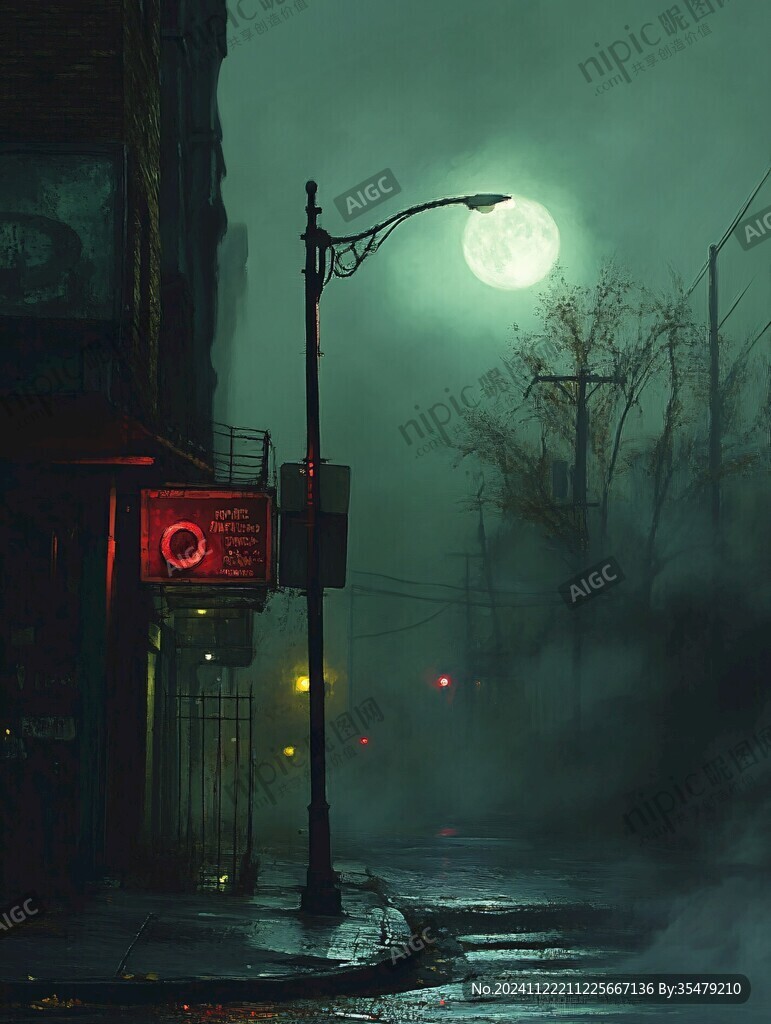 唯美路燈