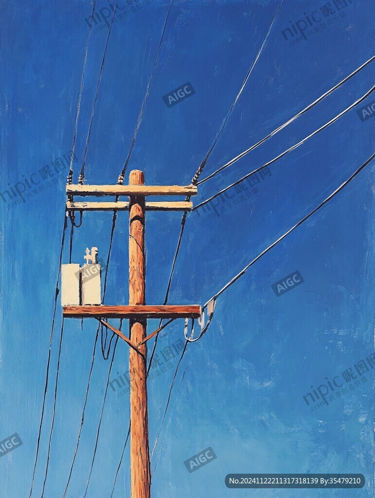 電桿加變壓器