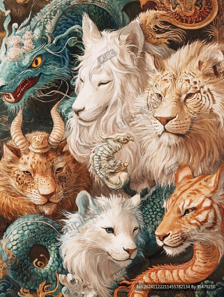 十二生肖系列插畫