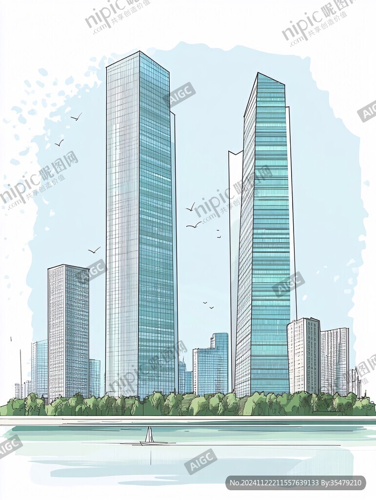 綠地中心插畫