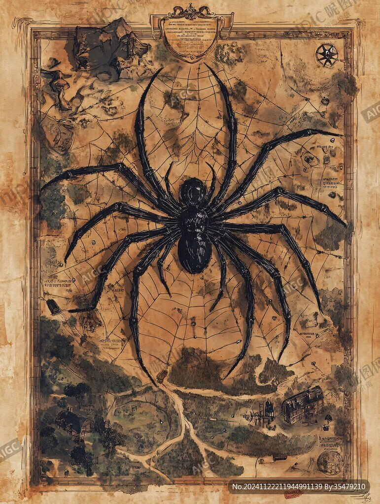 蜘蛛香插畫