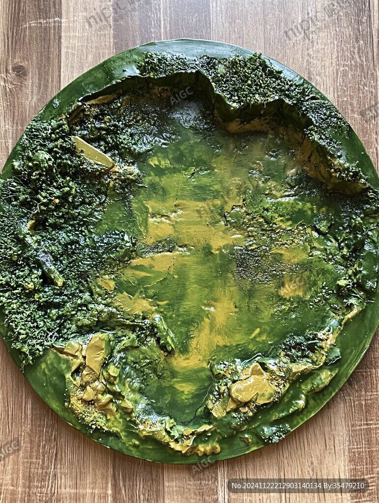 上湯窩蛋菜葉