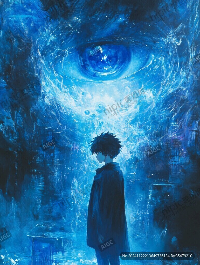 二次元夢幻插畫