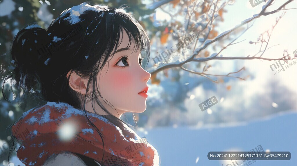 仙氣清冷少女壁紙圖片
