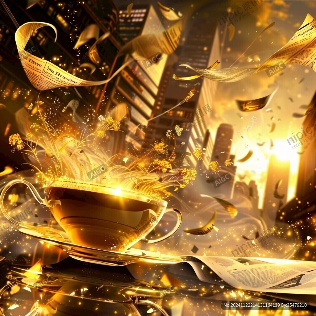 金色創(chuàng)意畫面