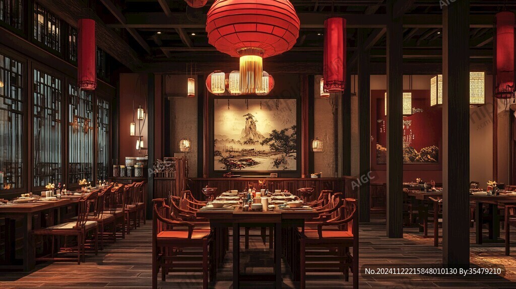 宋朝文化風(fēng)格火鍋餐廳