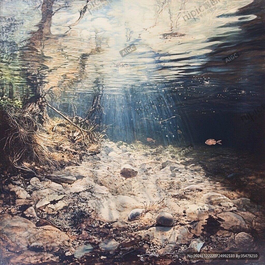 水下的樹木