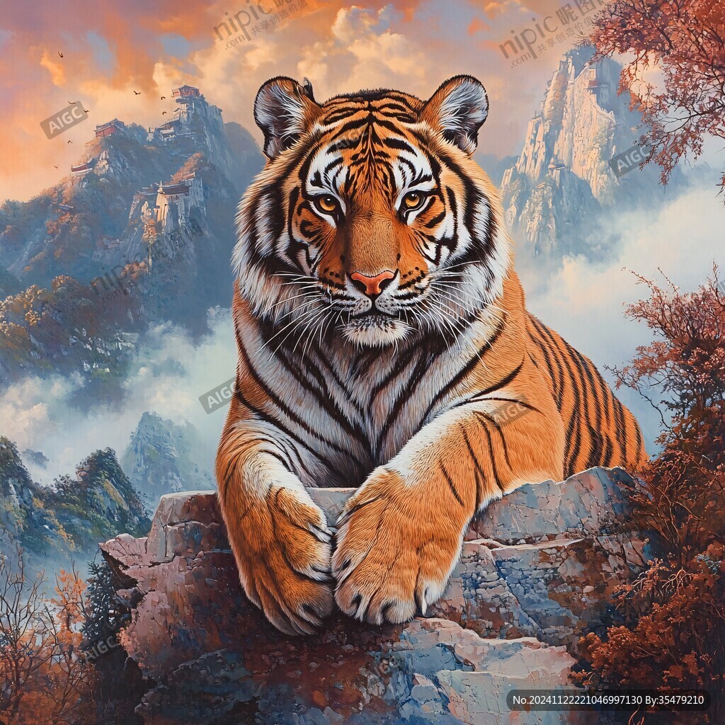 猛虎出山插畫(huà)