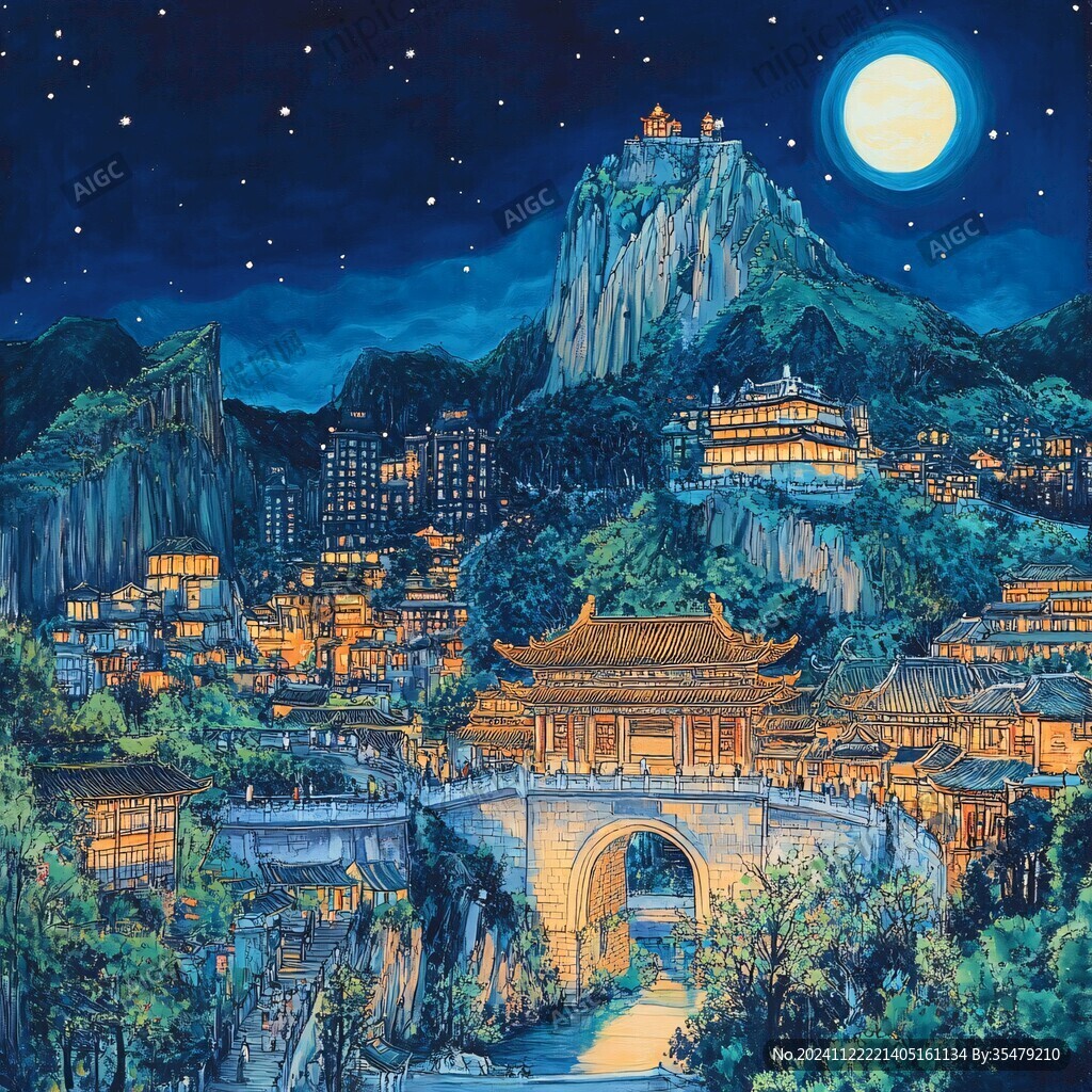 巨幅芙蓉鎮(zhèn)