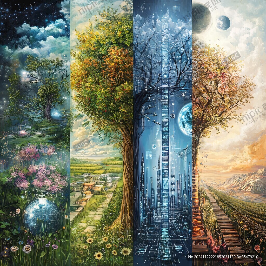 幻想無框畫