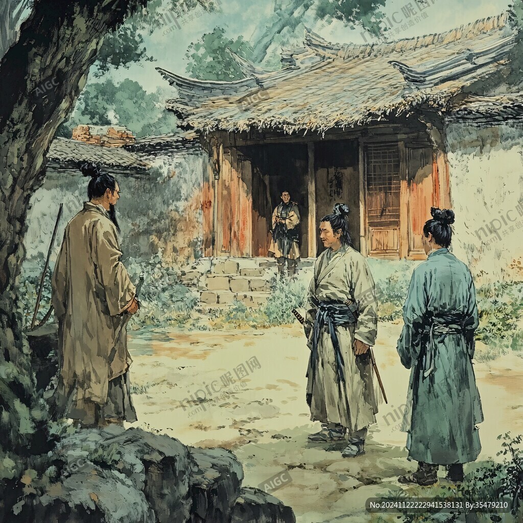 古代上學場景